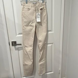 Zara Slim Fare Denim (Off White/Beige)